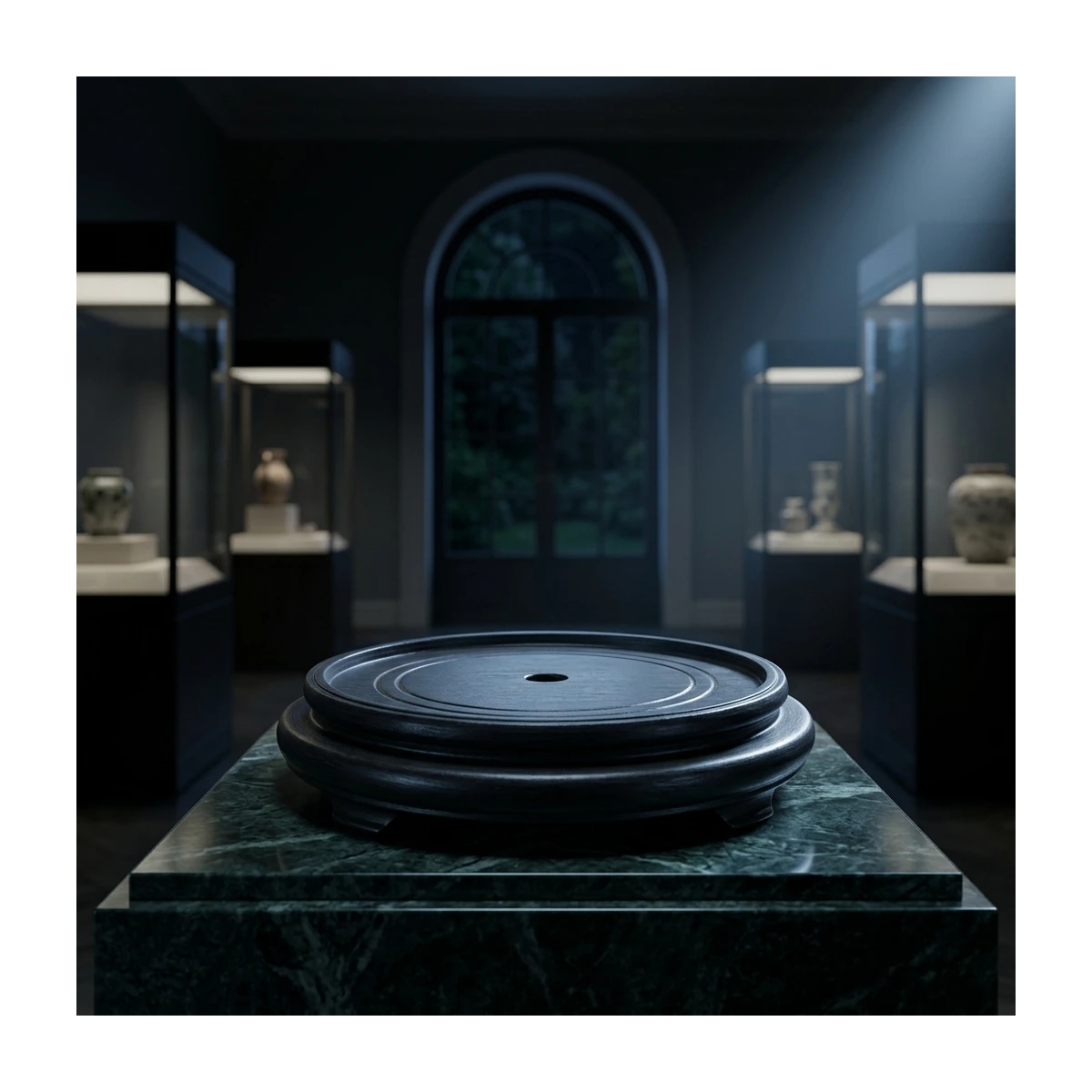 Wooden Base – Tiered Round Base (GT42-PR) - Night Glow