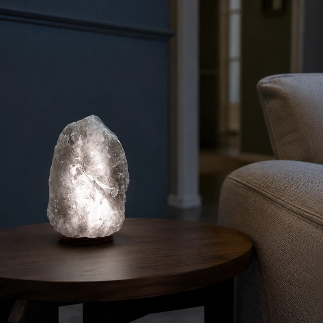 USB Mini Salt Lamp — Grey Export Quality