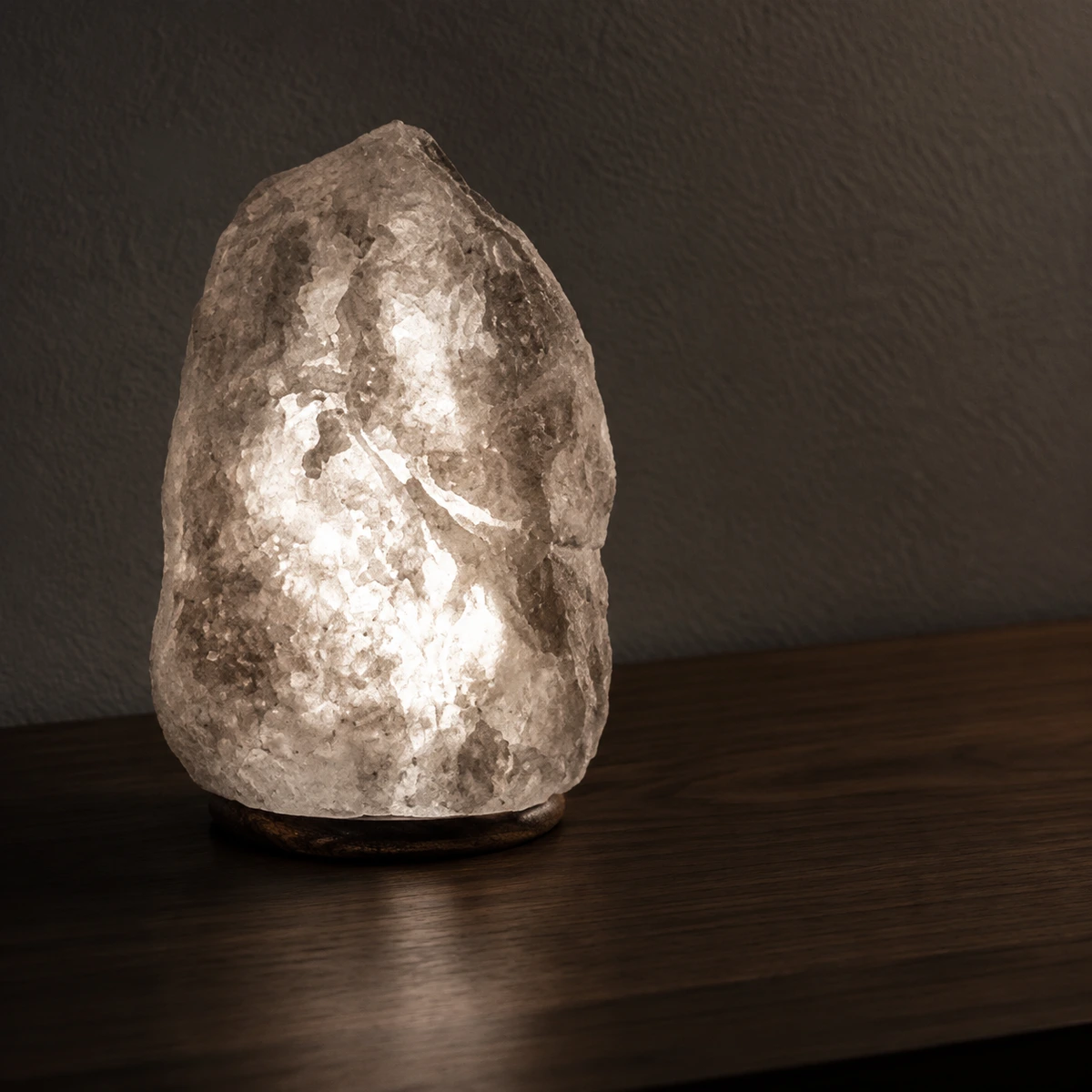 USB Himalayan Salt Lamp – Natural, Grey - Day Lifestyle