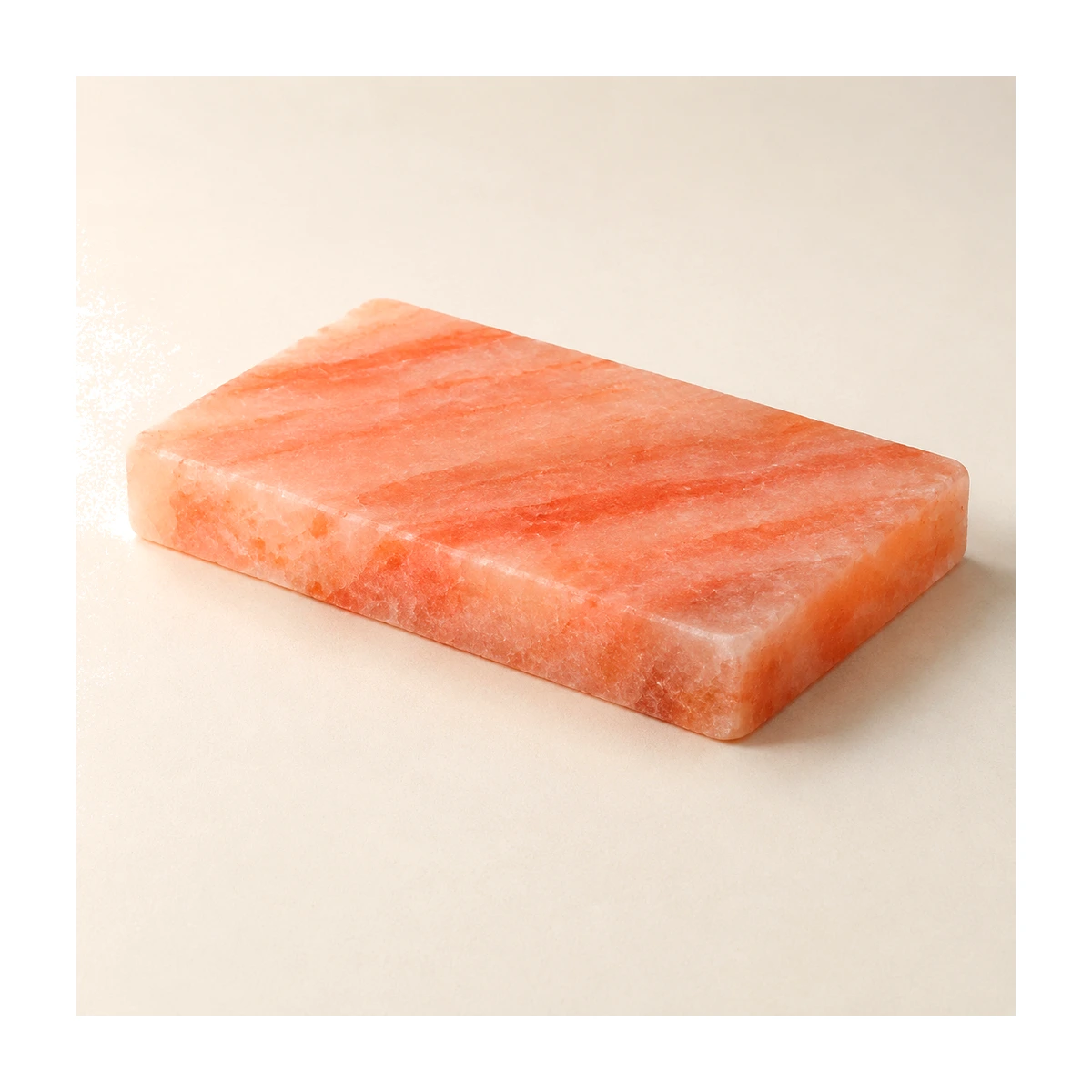 Himalayan Salt Cooking Plate – Rectangle Slab (8"×4"×1.5")