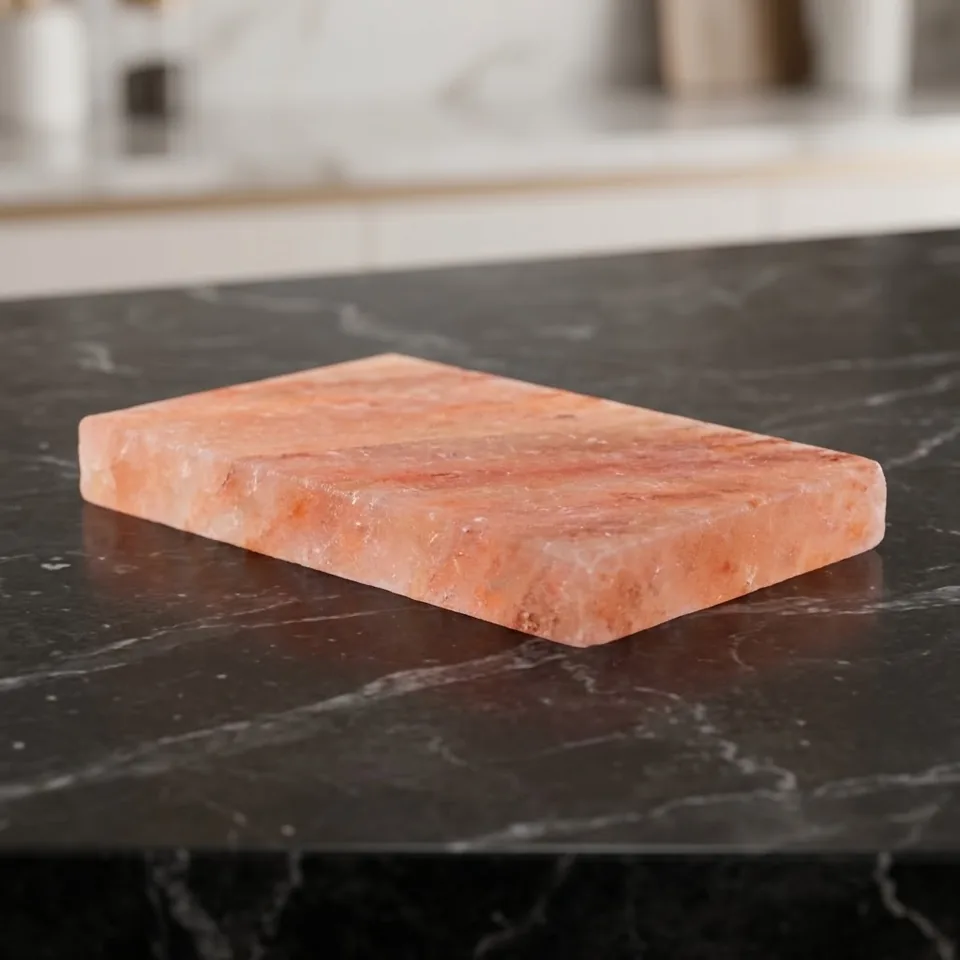 Himalayan Salt Cooking Plate – Rectangle (8"×4"×1.5")