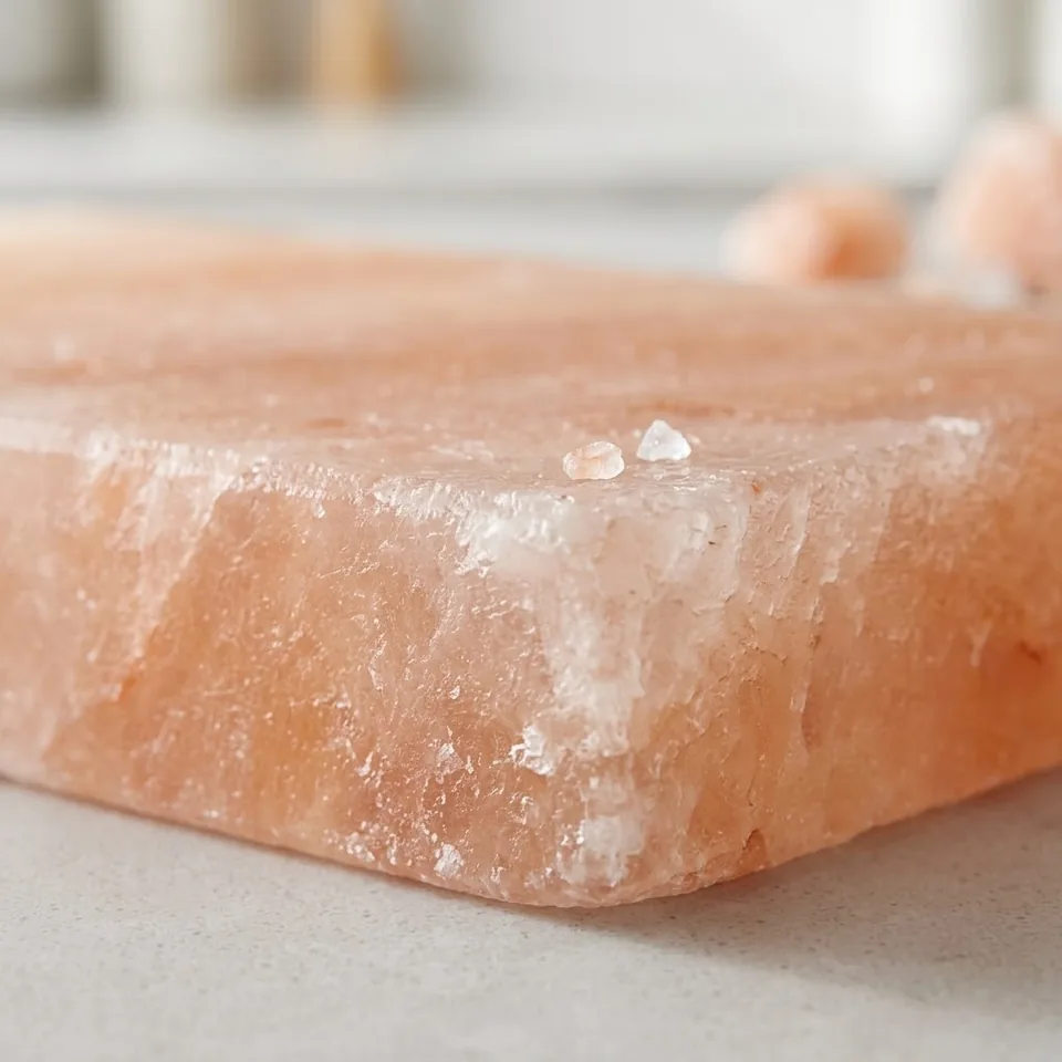 Himalayan Salt Cooking Plate – Rectangle (8"×4"×2") - Night Glow