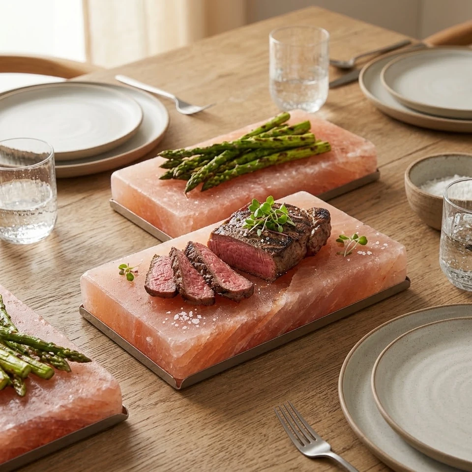 Cooking Plate - Square Slab (8x8x2) - Day Lifestyle
