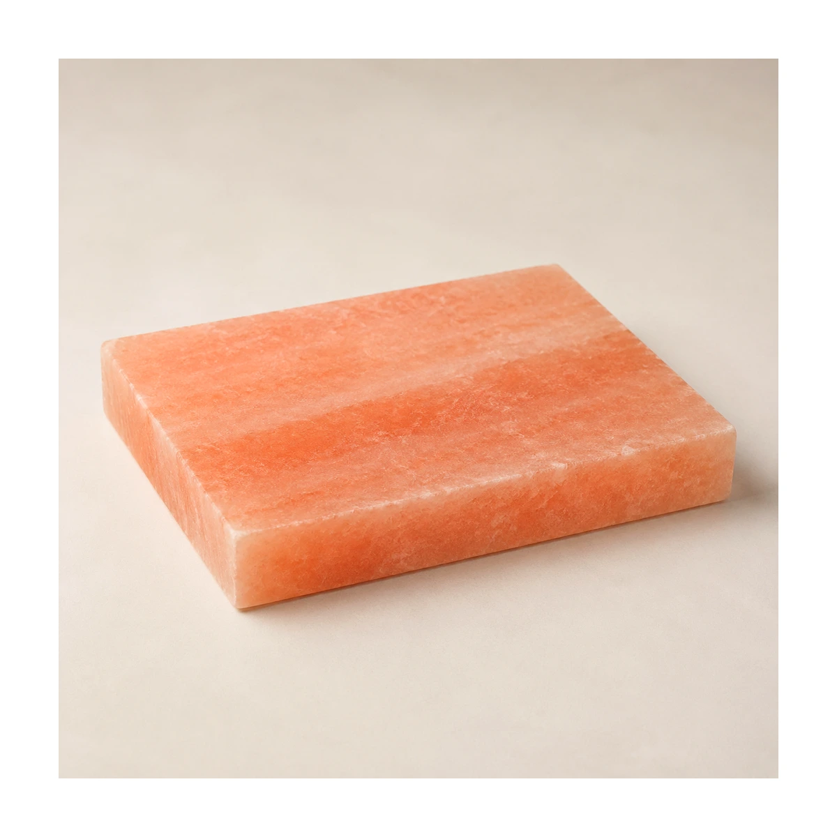 Himalayan Salt Cooking Plate – Large Square Slab (12"×8"×1.5" / 2") - Day Studio
