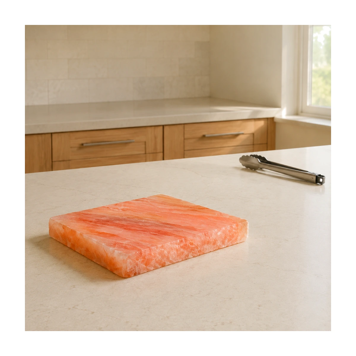 Himalayan Salt Cooking Plate – One Side Rough / One Side Smooth - Day Studio
