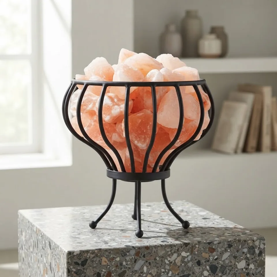 Himalayan Salt Fire Basket – Design #149 - Item PMFB-1401