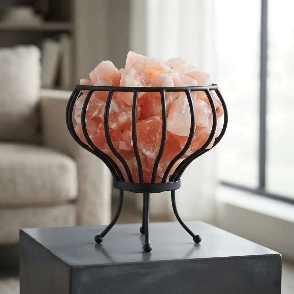 Himalayan Salt Fire Basket – Design #149 - Day Lifestyle