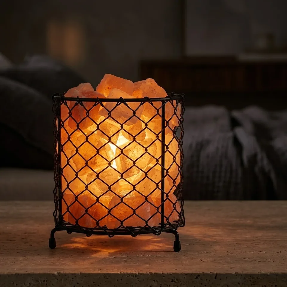 Himalayan Salt Fire Basket – Design #163 - Item PMFB-1402