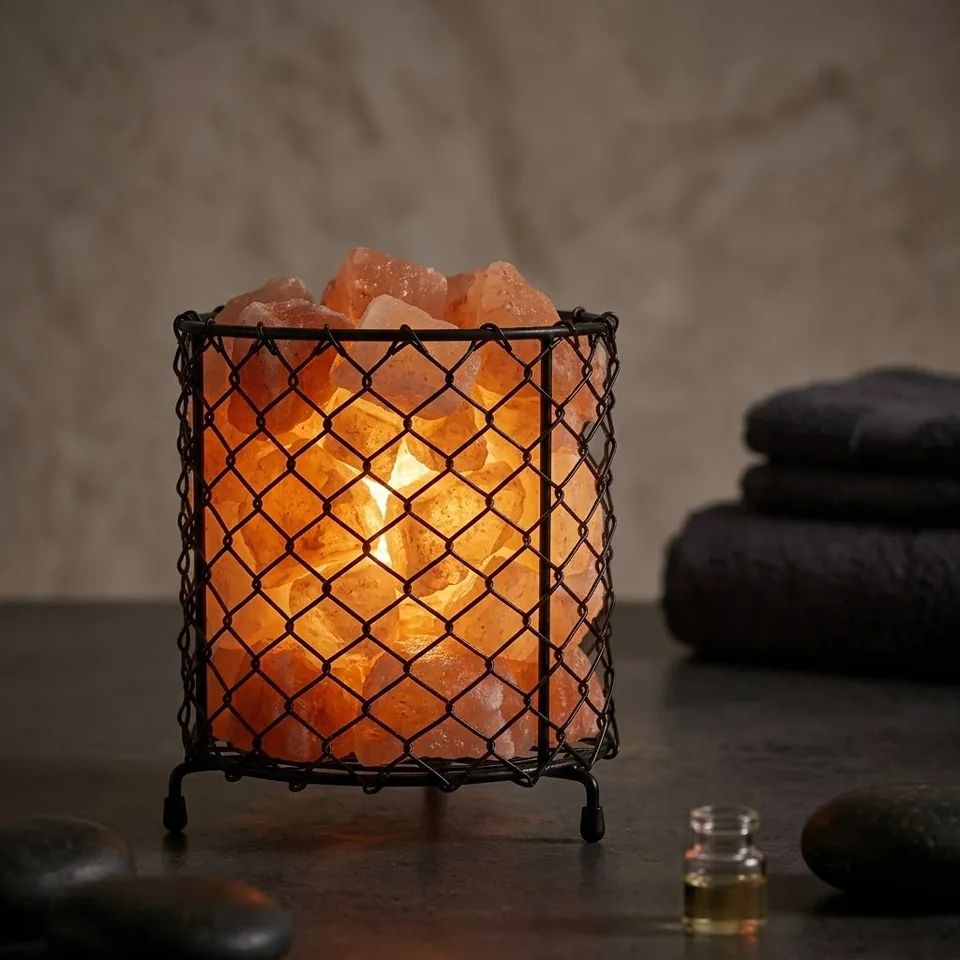 Himalayan Salt Fire Basket – Design #163 - Day Lifestyle