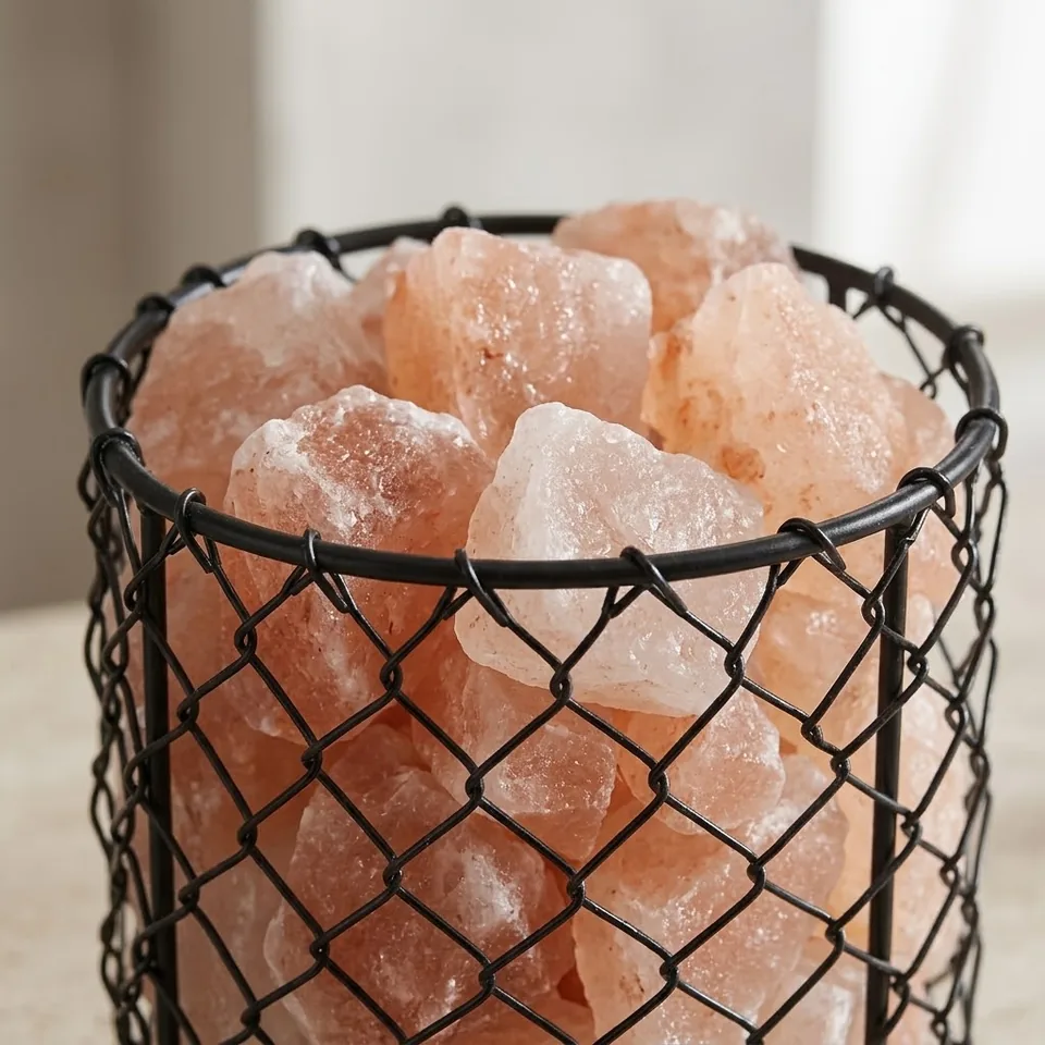 Himalayan Salt Fire Basket – Design #163 - Night Glow