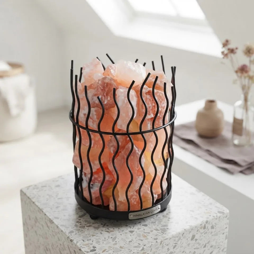 Himalayan Salt Fire Basket – Design #159 - Item PMFB-1405