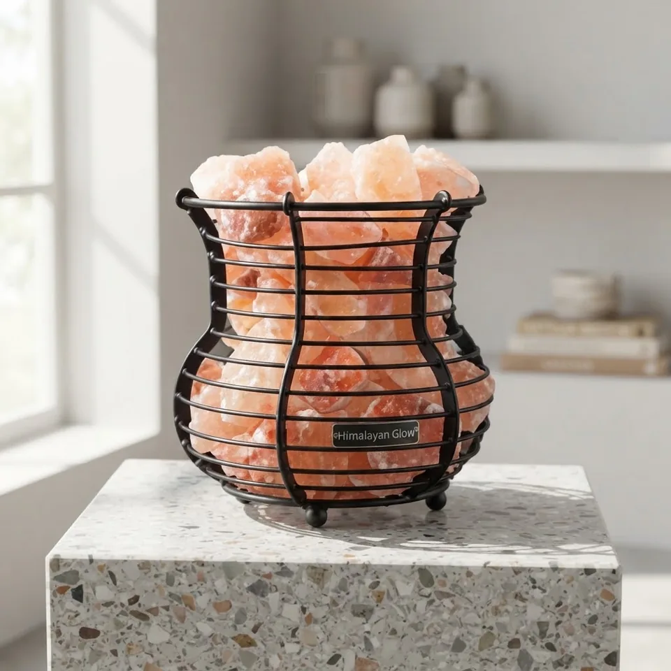 Himalayan Salt Fire Basket – Design #179 - Item PMFB-1409