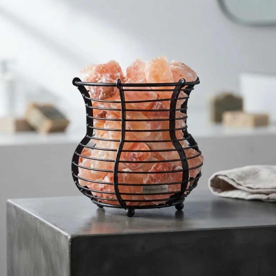 Himalayan Salt Fire Basket – Design #179 - Day Lifestyle