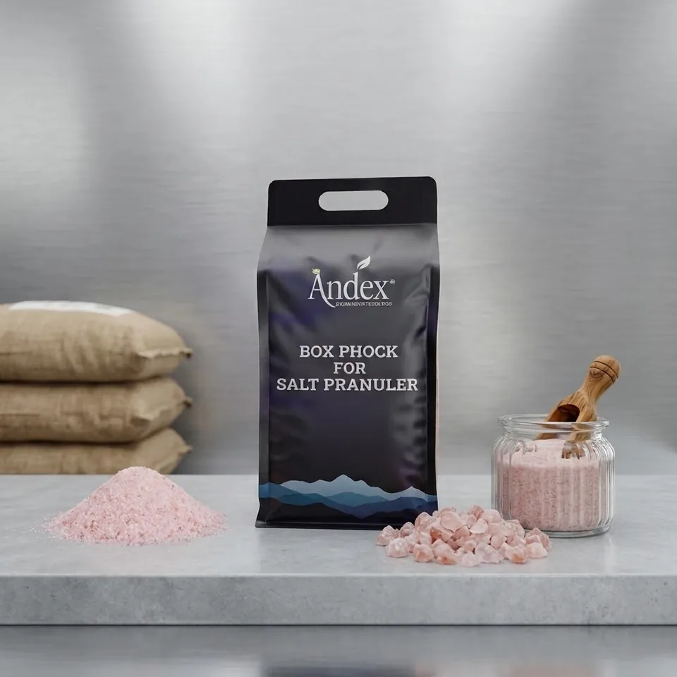 Edible Salt – Stand-up & Box Pouch for Fine & Granules - Day Studio
