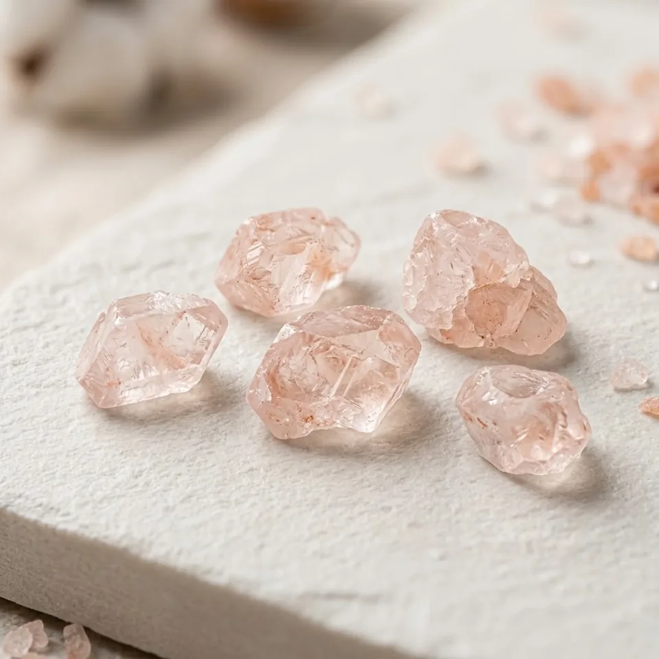 Edible Salt – Granules / Coarse – Light Pink (2–5 mm) - Night Glow