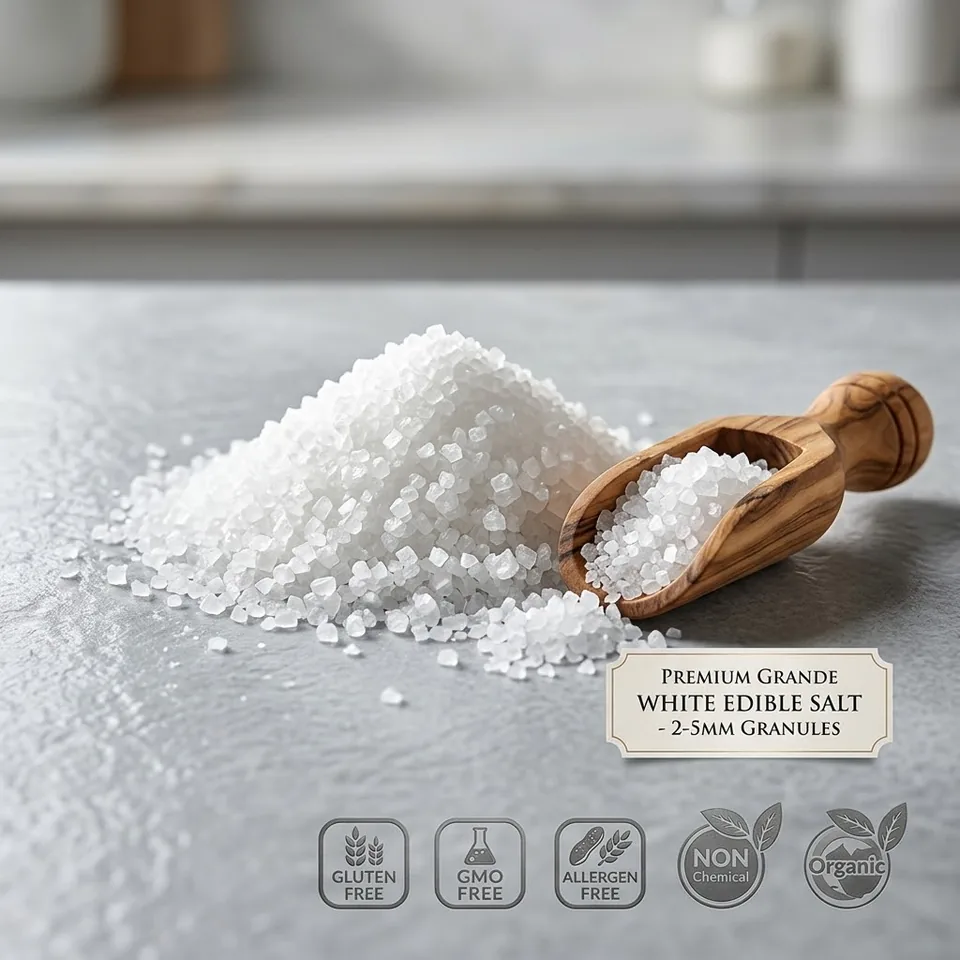 Edible Salt – Granules / Coarse – White (2–5 mm) - Day Lifestyle