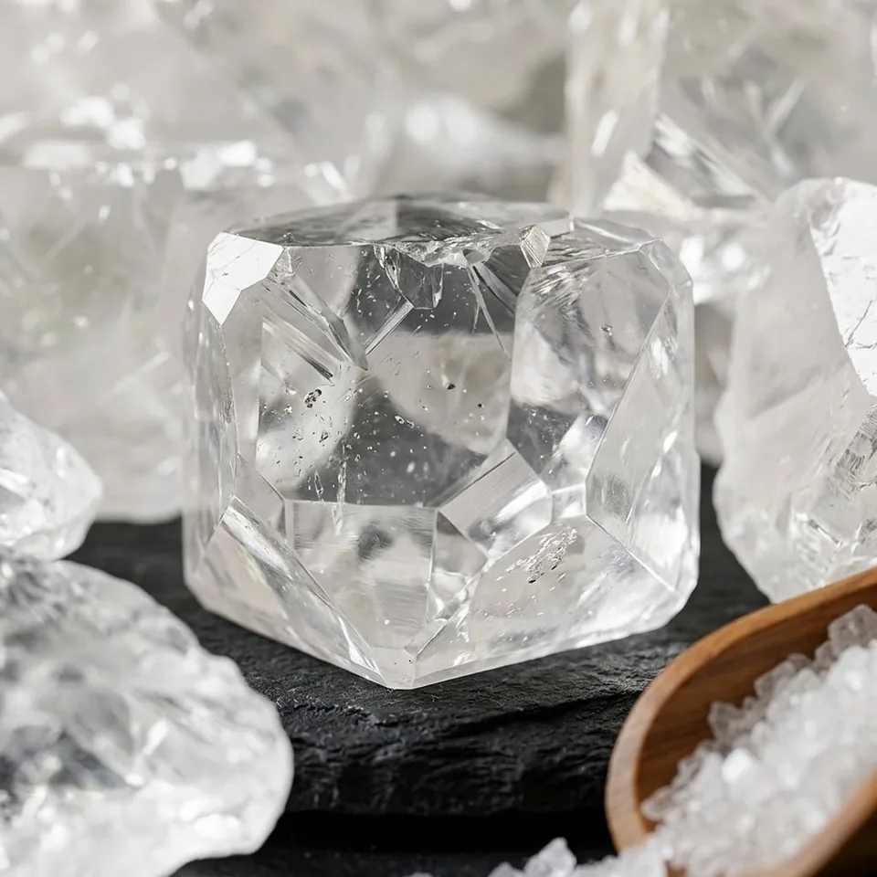Edible Salt – Crystal Salt Chunks – Crystal Clear Halite (2–5 cm) - Night Glow