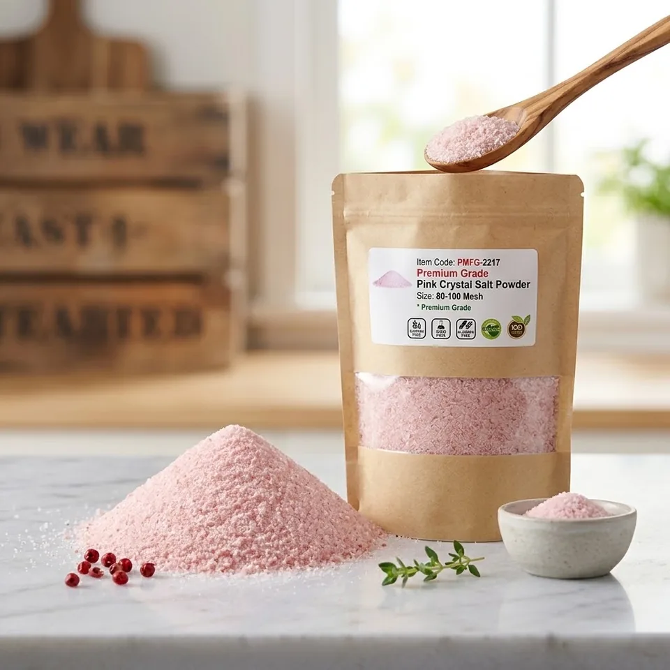 Edible Salt – Crystal Salt Powder – Pink (80–100 Mesh) - Night Glow