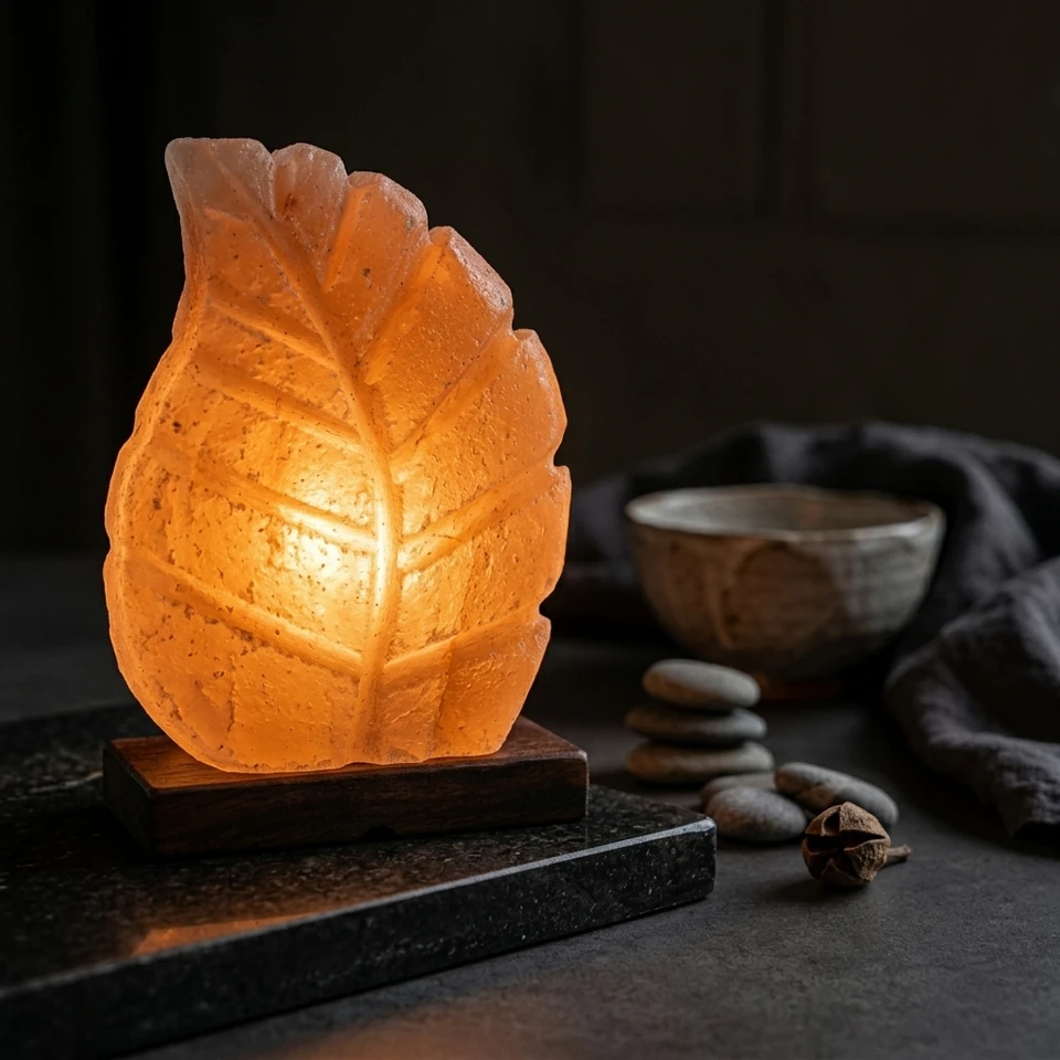 Figure Shape Lamp - Smooth Leaf - Item PMFS-451