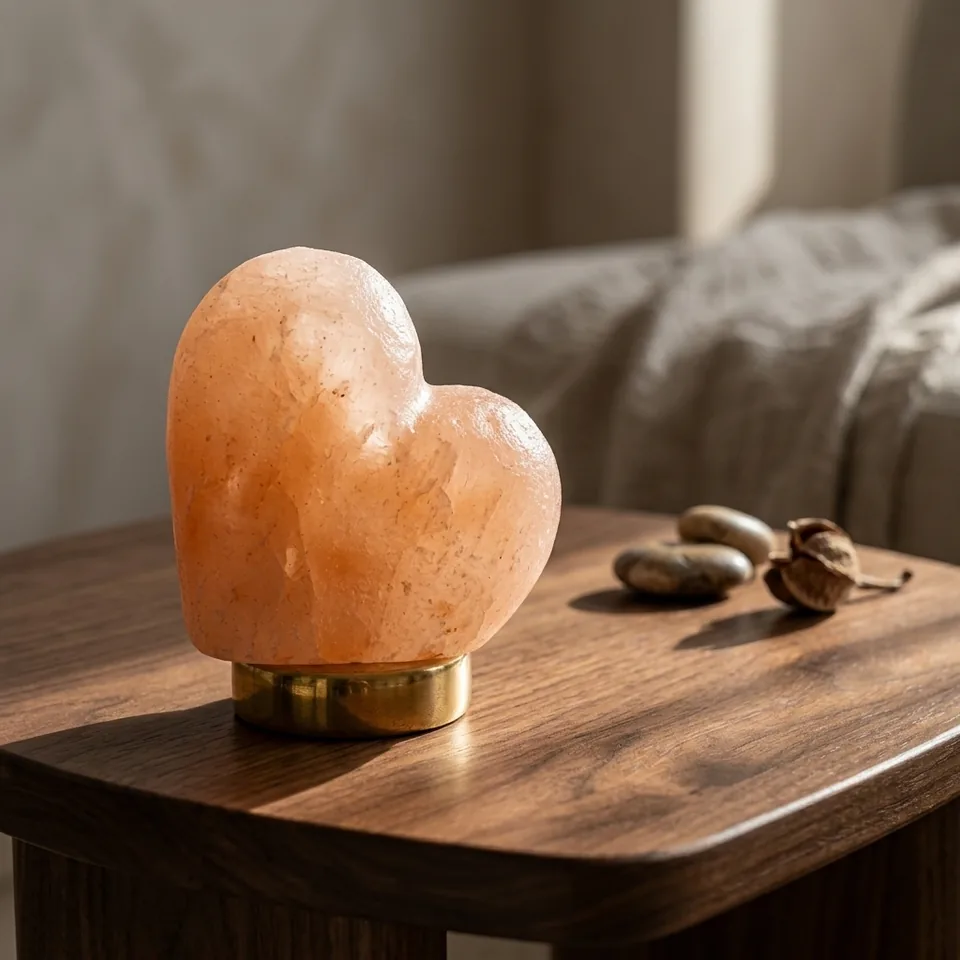 Figure Shape Salt Lamp – Heart
