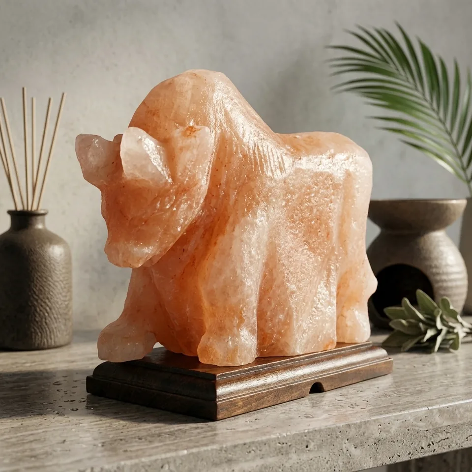 Figure Shape Salt Lamp – Bull - Item PMFS-458