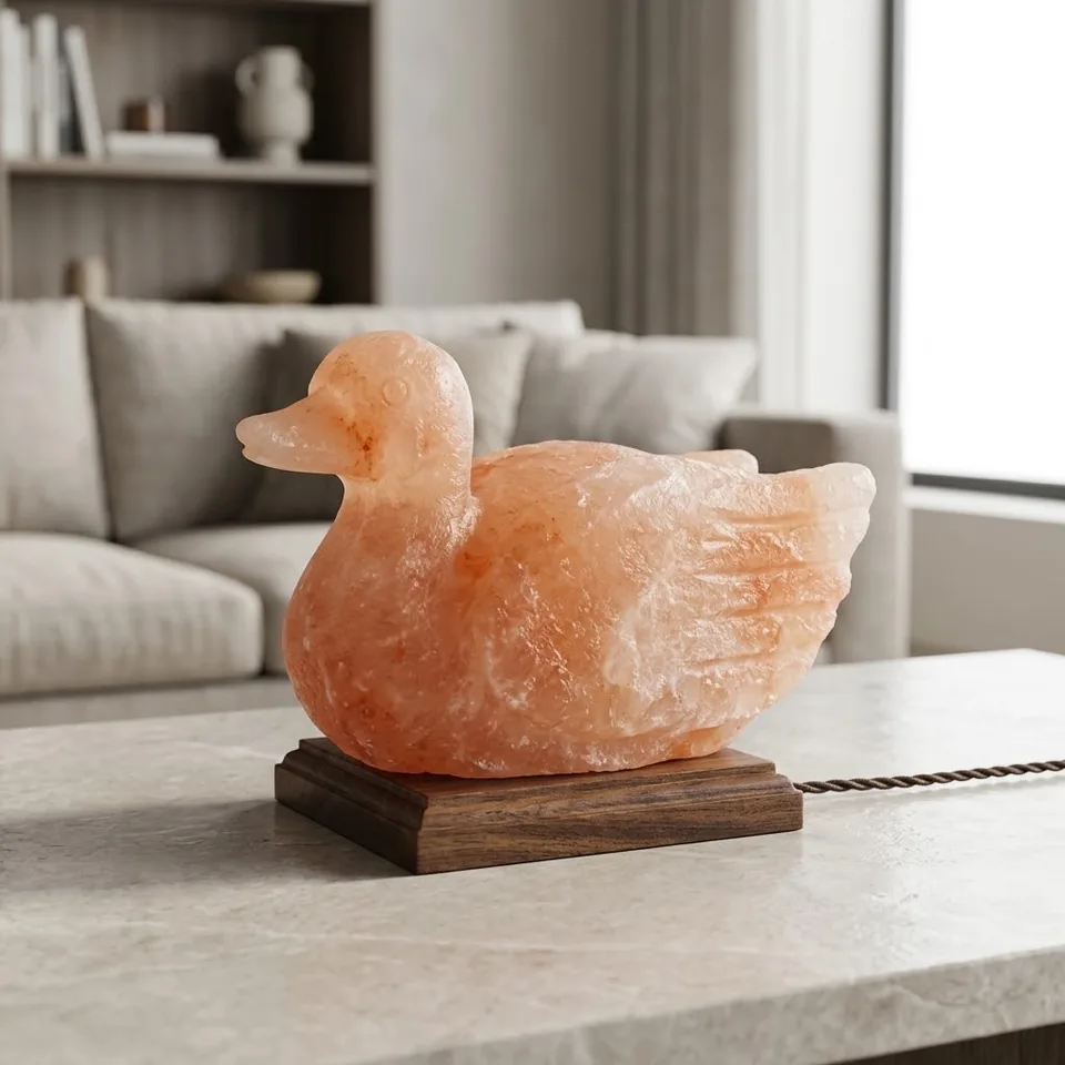 Figure Shape Salt Lamp – Duck (9"×7"×3"")