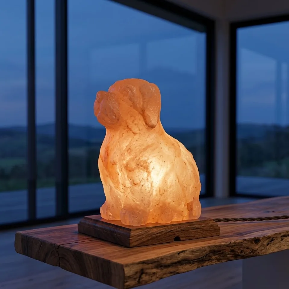 Figure Shape Salt Lamp – Dog