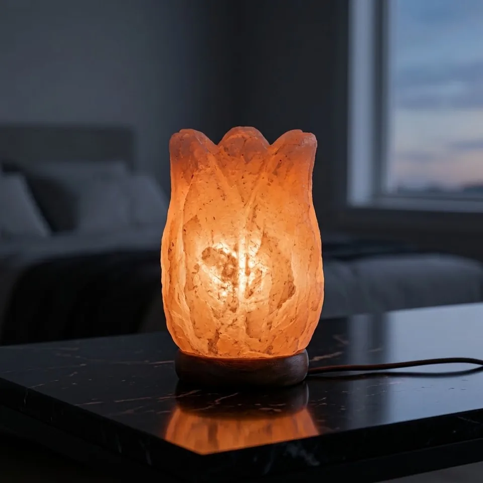 Figure Shape Salt Lamp – Tulip