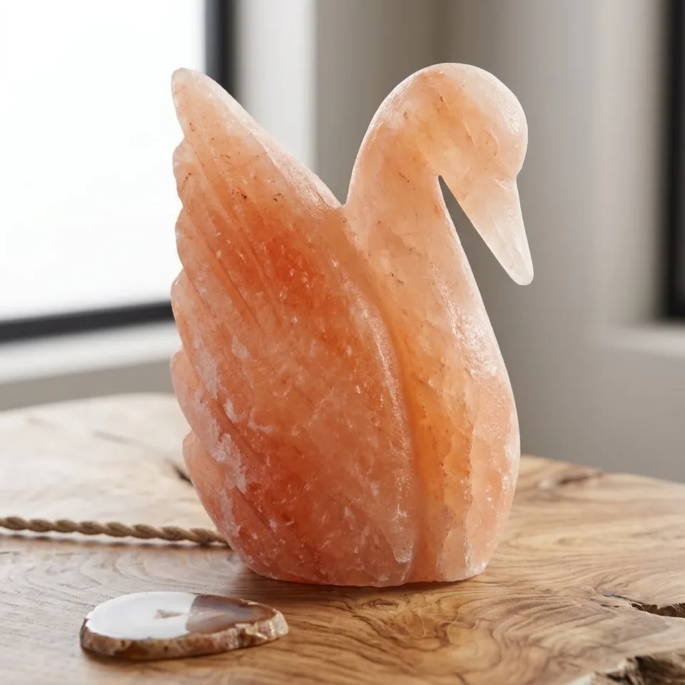Figure Shape Salt Lamp – Duck (4"×4"×9") - Item PMFS-467