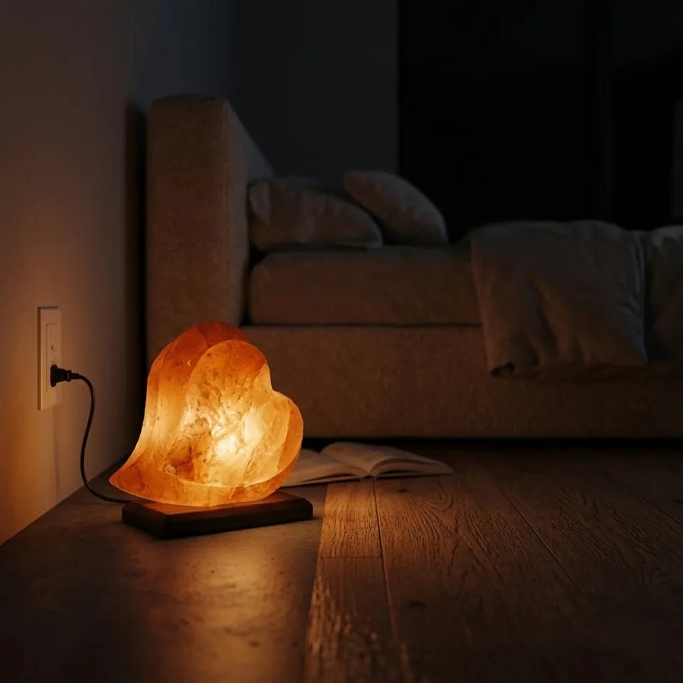 Figure Shape Salt Lamp – Dual Heart - Item PMFS-469