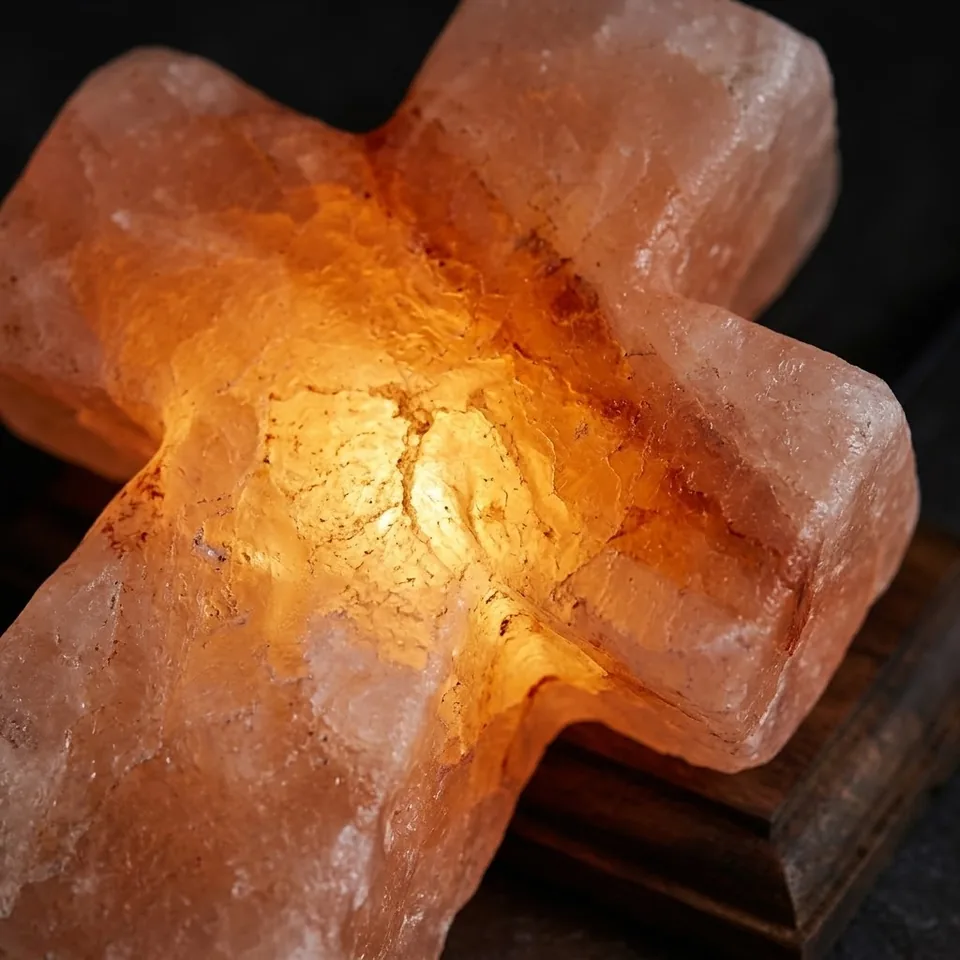 Figure Shape Salt Lamp – Cross - Item PMFS-474