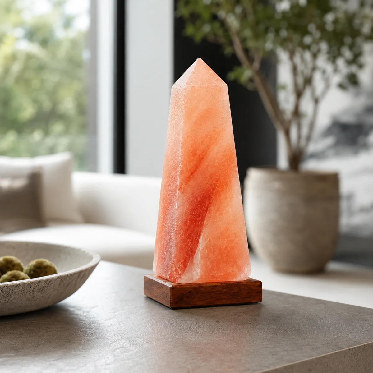 Geometrical Shape Salt Lamp – Obelisk - Item PMGS-321