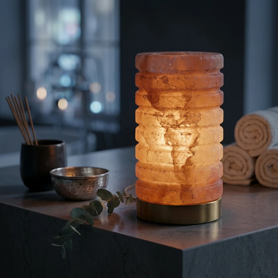 Geometrical Shape Lamp - Ring Cylinder - Night Glow