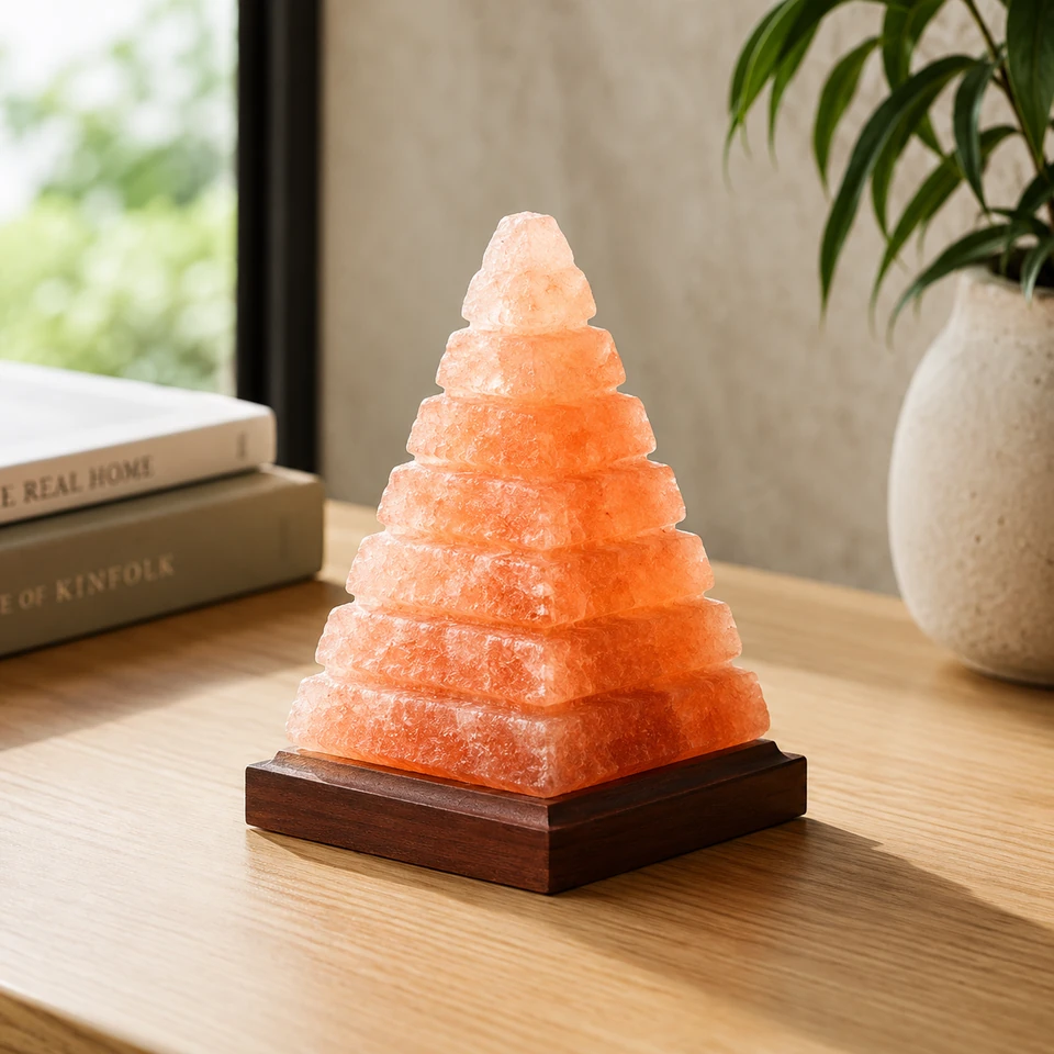 Geometrical Shape Lamp - Crafted Pyramid - Day Lifestyle
