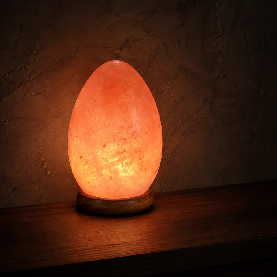 Geometrical Shape Salt Lamp – Egg - Day Lifestyle