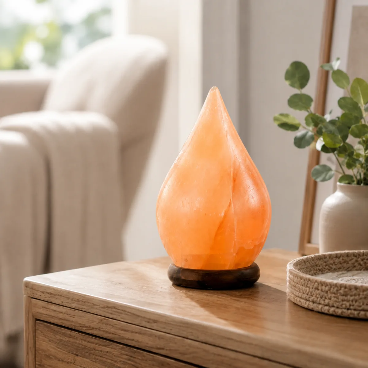 Geometrical Shape Salt Lamp – Drop - Item PMGS-336