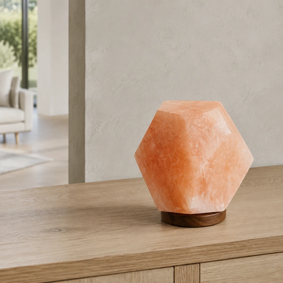 Geometrical Shape Salt Lamp – Diamond - Item PMGS-337
