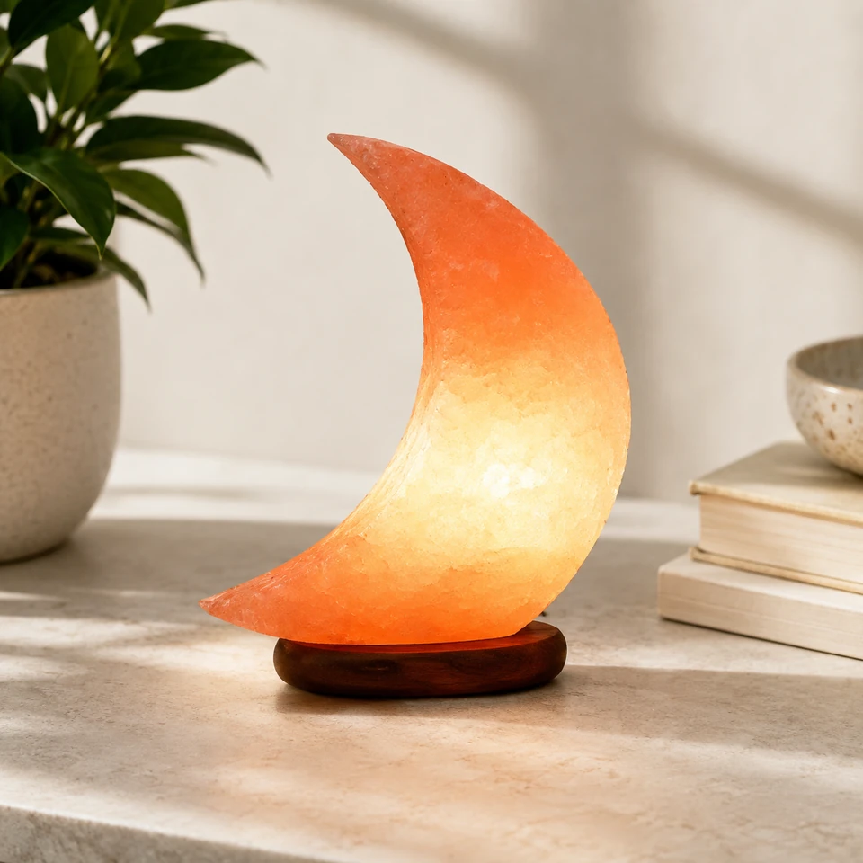 Geometrical Shape Lamp - Moon - Night Glow