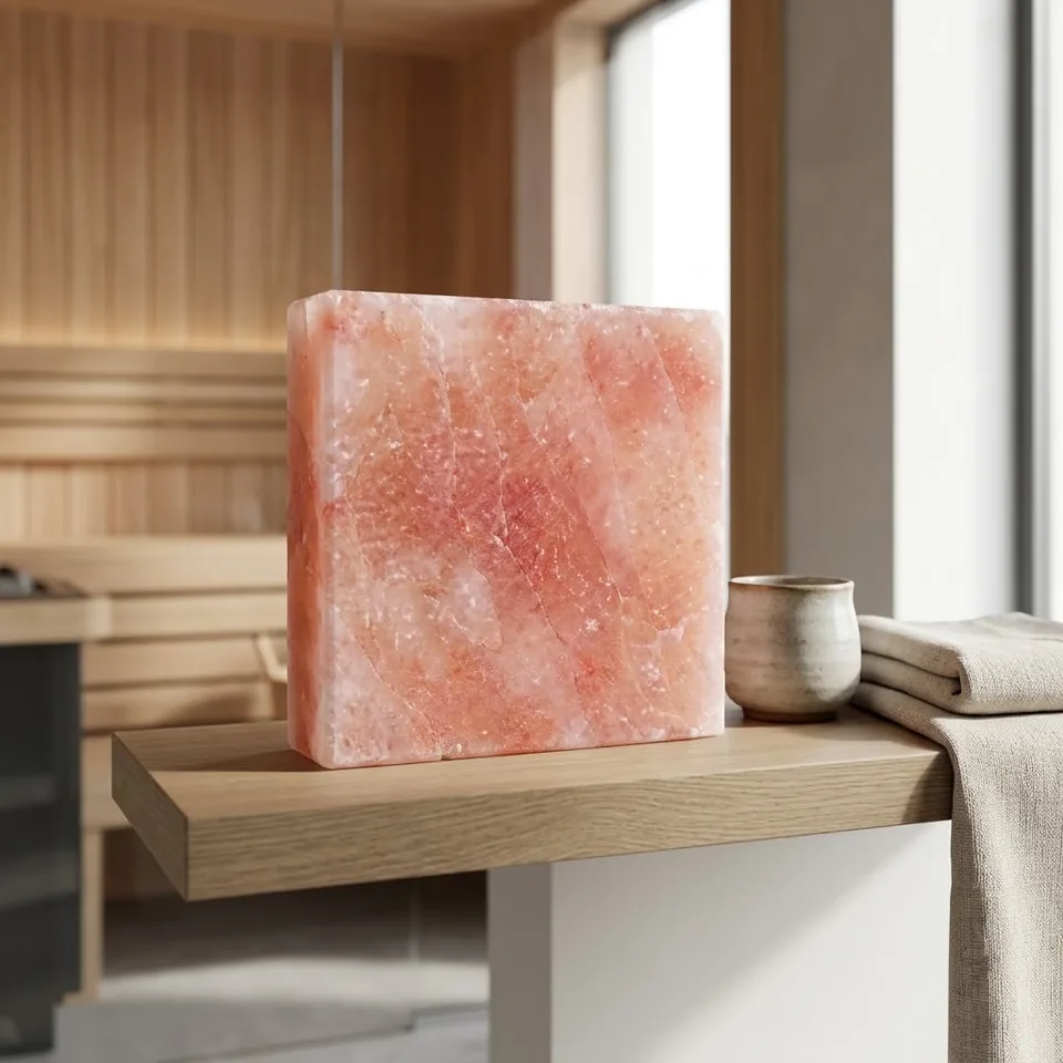 Sauna Salt Tile – Square (8"×8"×1") - Night Glow