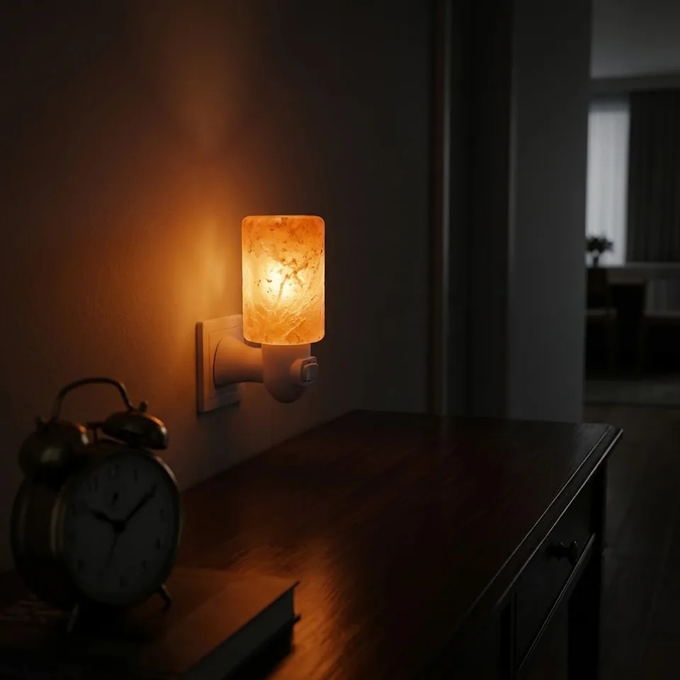 Night Light Salt Lamp – Cylinder - Item PMNL-1201