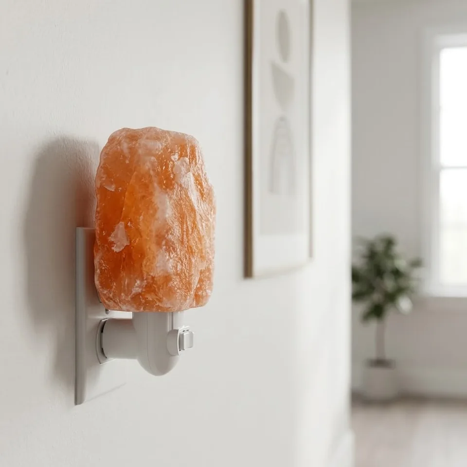 Night Light Salt Lamp – Natural - Day Lifestyle