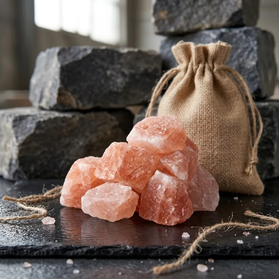 Bath & Spa Salt – Natural Crystal Salt Chunks - Day Lifestyle