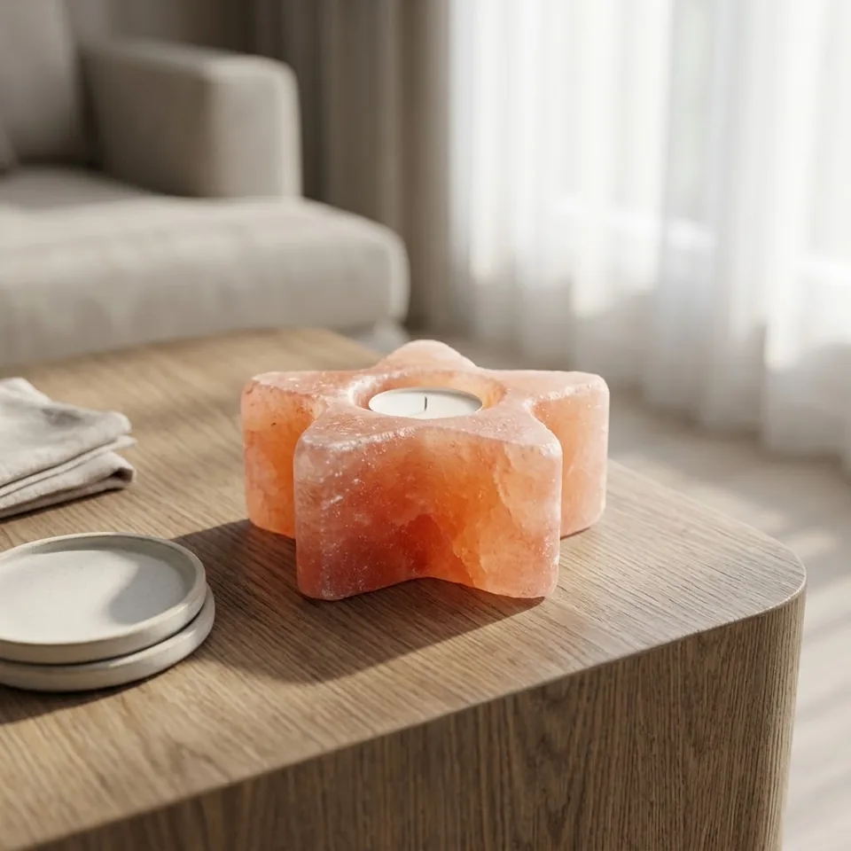 Salt T-Light Candle Holder – Star - Day Lifestyle