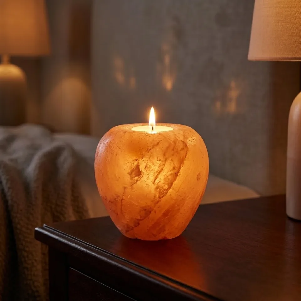 Salt T-Light Candle Holder – Apple - Day Lifestyle