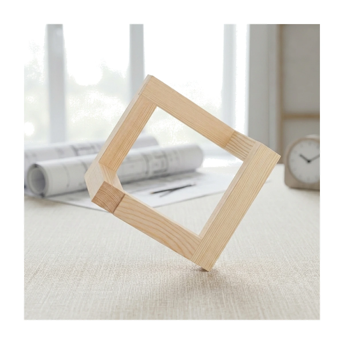 Wooden Base – Square Frame Base (RG134) - Night Glow