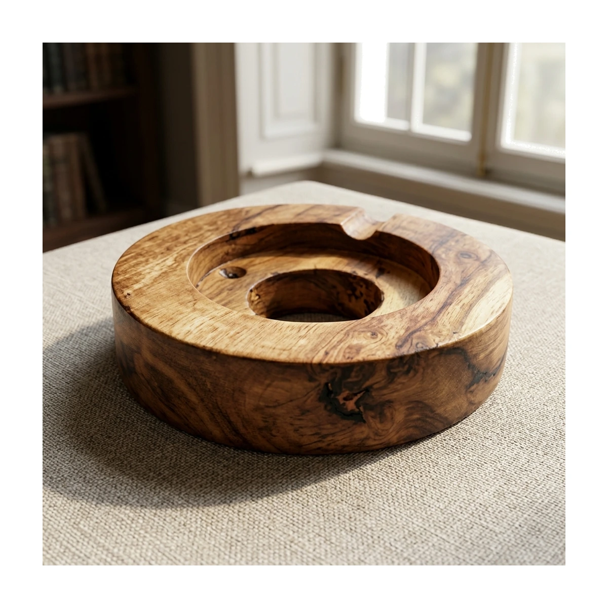 Wooden Base – Solid Round Block Base (RG137) - Day Studio
