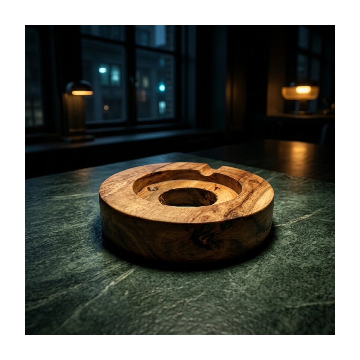 Wooden Base – Solid Round Block Base (RG137) - View 4
