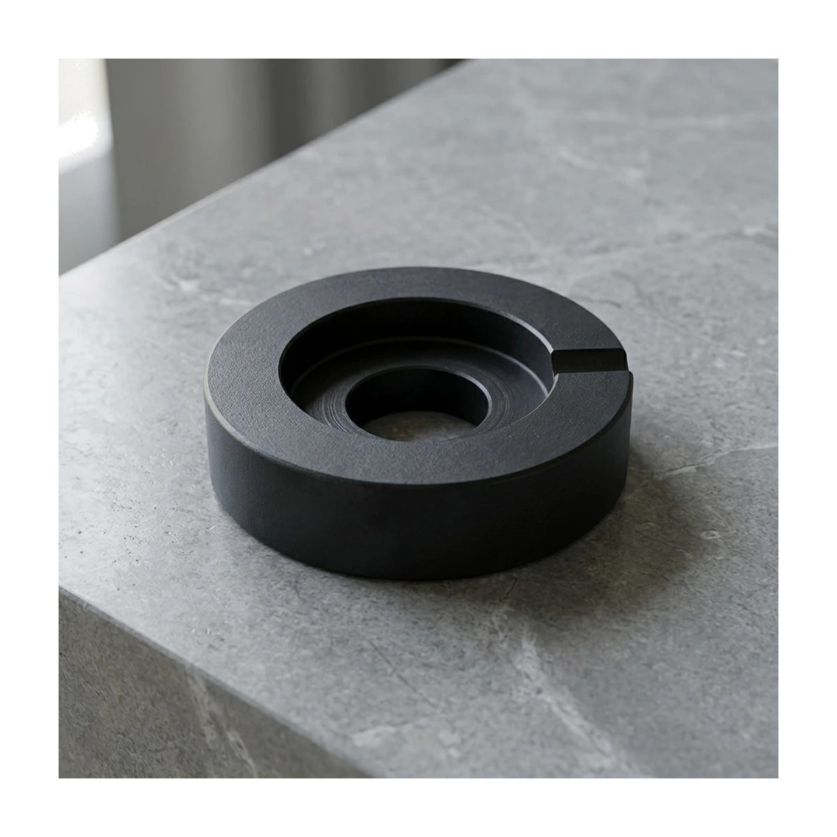 Wooden Base – Solid Black Cylindrical Base (RG138) - Night Glow