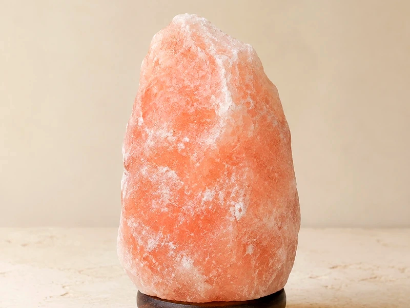 Natural Shape Salt Lamp — Pink