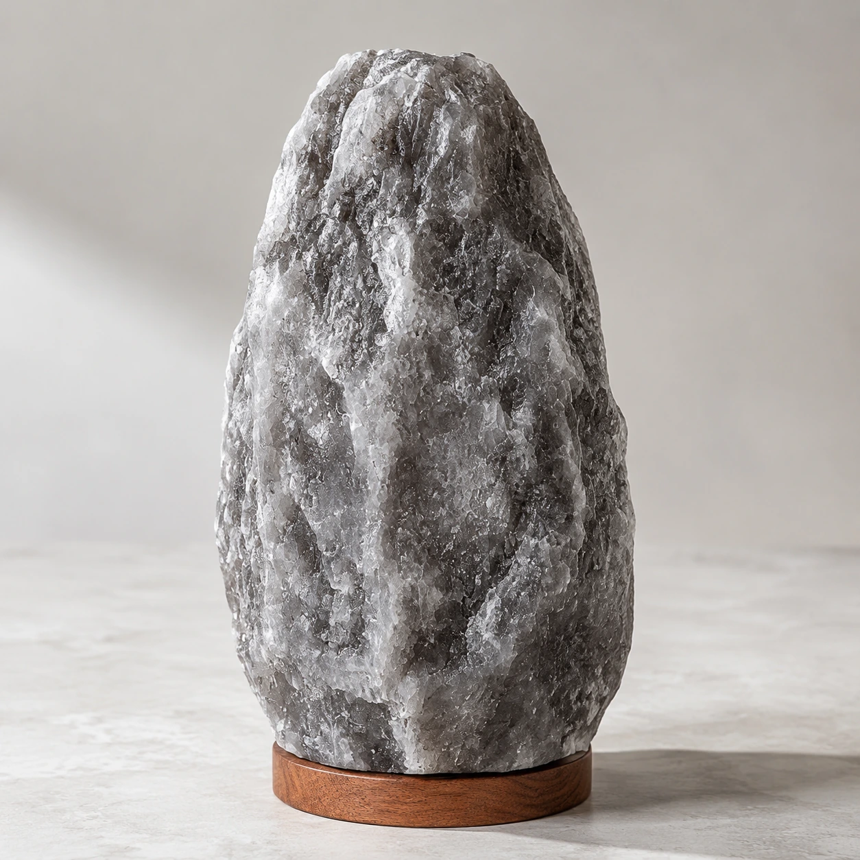 Natural Shape Himalayan Salt Lamp – Grey